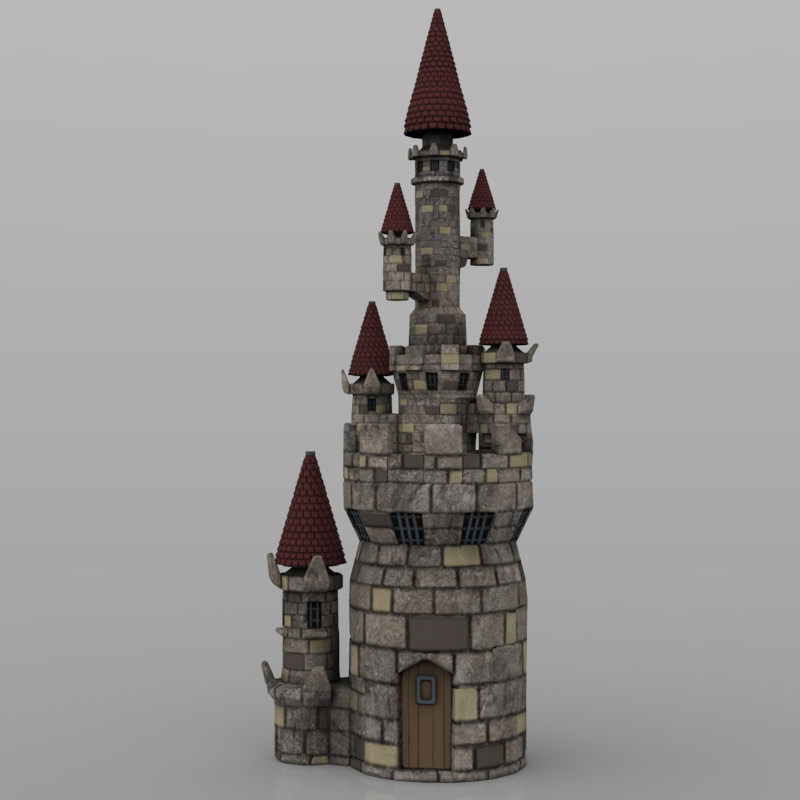 Citadel castle 3D model_10