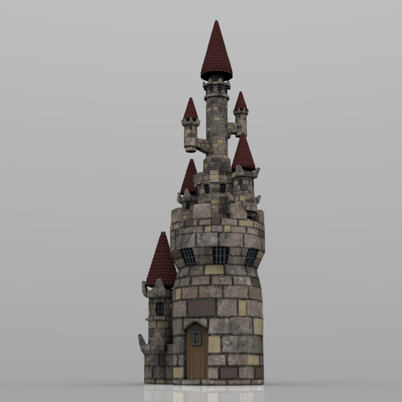 Citadel castle 3D model_8