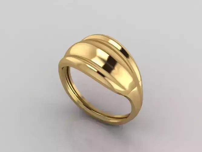 Women Plain Ring Ready STL 3DM Models Womens Rings 3D models