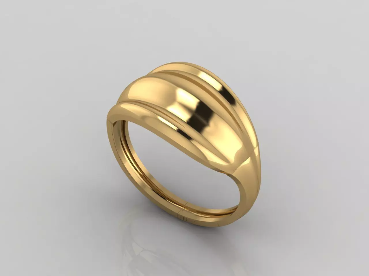 Women Plain Ring Ready STL 3DM Models Womens Rings 3D models 3D print model_0
