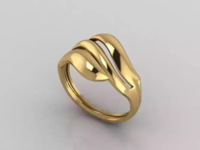 Women Plain Ring Ready STL 3DM Models Womens Rings 3D models