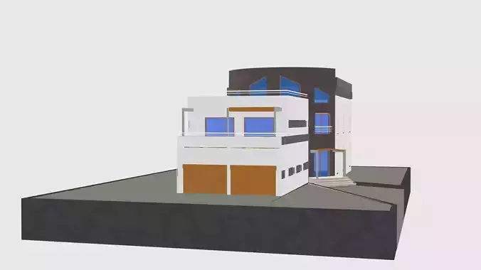 3D Realistic House modern