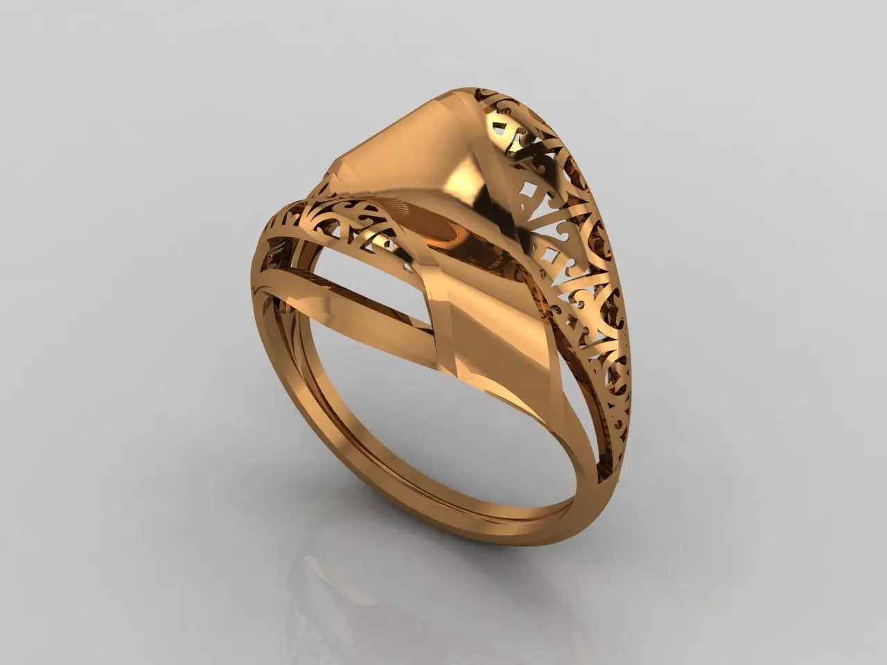 Women Plain Ring Ready STL 3DM Models Womens Rings 3D models 3D print model_0