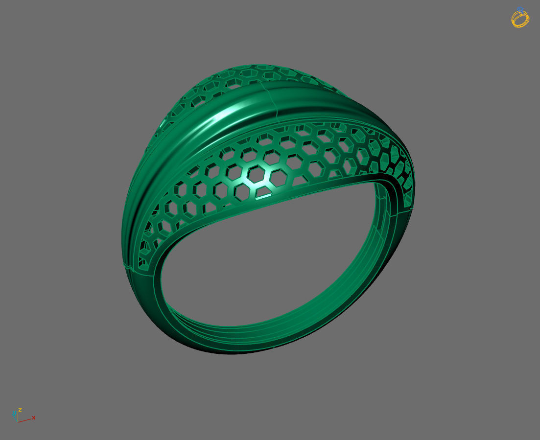 Women Plain Ring Ready STL 3DM Models Womens Rings 3D models 3D print model_2