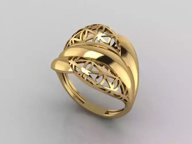 Women Plain Ring Ready STL 3DM Models Womens Rings 3D models