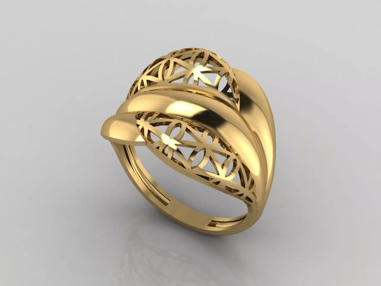 Women Plain Ring Ready STL 3DM Models Womens Rings 3D models 3D print model_0