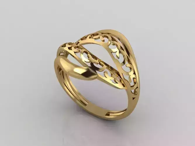 Women Plain Ring Ready STL 3DM Models Womens Rings 3D models