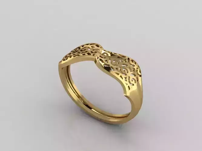 Women Plain Ring Ready STL 3DM Models Womens Rings 3D models 3D print model