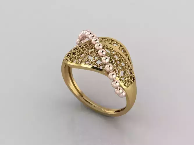 Women Plain Ring Ready STL 3DM Models Womens Rings 3D models 3D print model