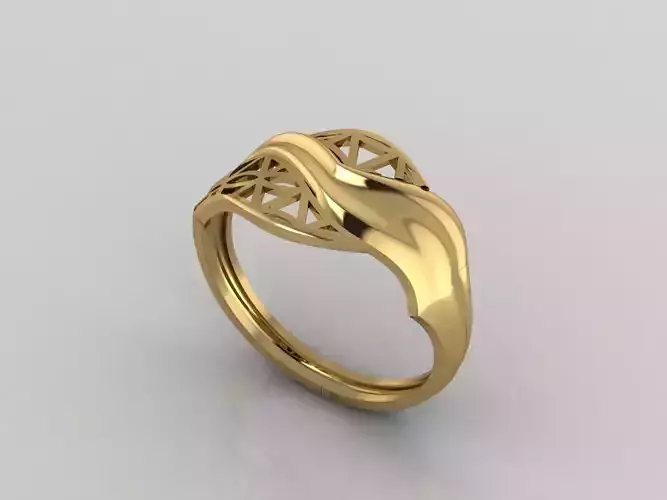 Women Plain Ring Ready STL 3DM Models Womens Rings 3D models 3D print model