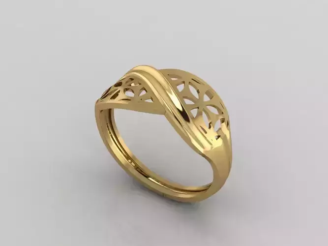 Women Plain Ring Ready STL 3DM Models Womens Rings 3D models