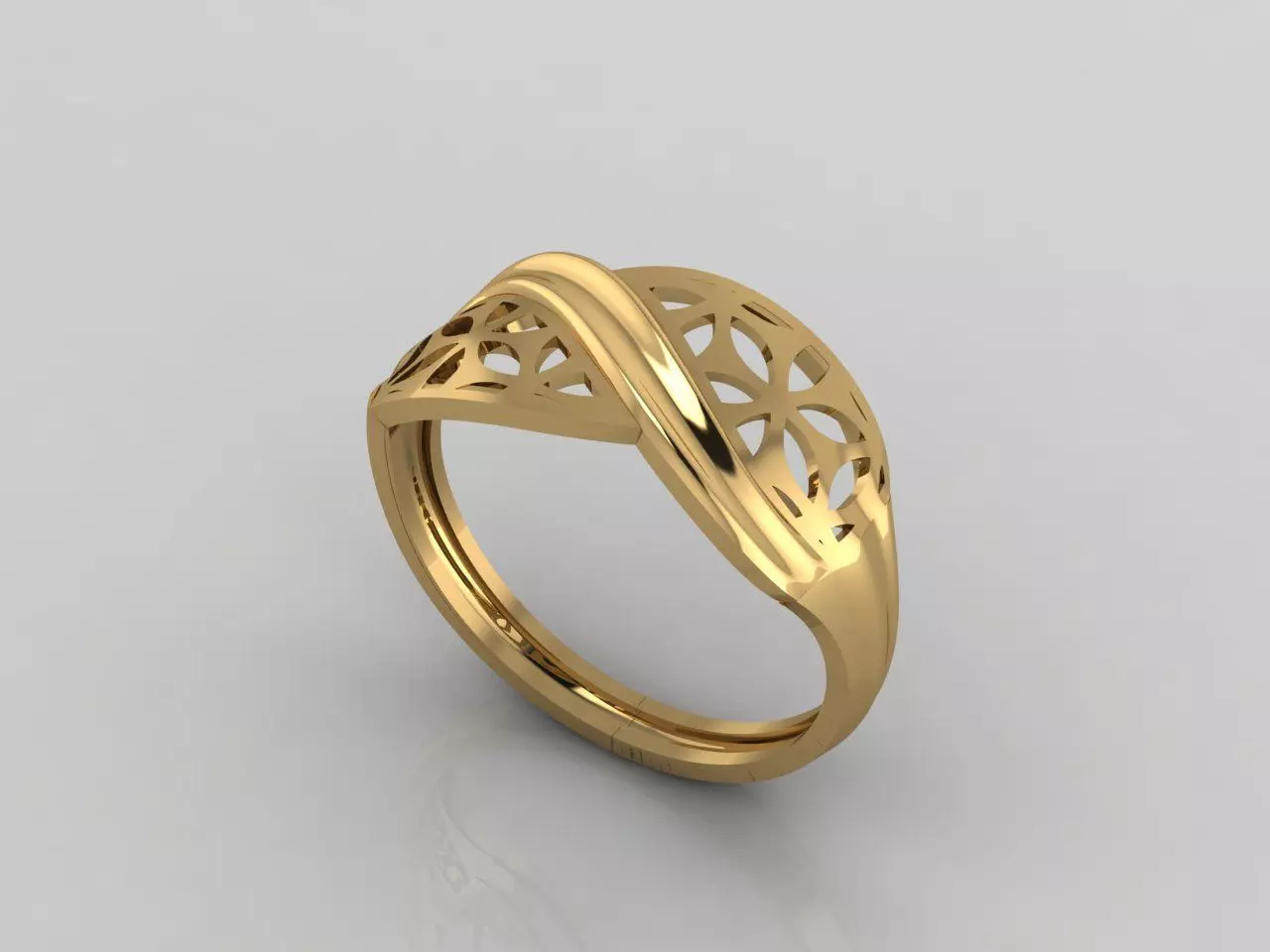 Women Plain Ring Ready STL 3DM Models Womens Rings 3D models 3D print model_0