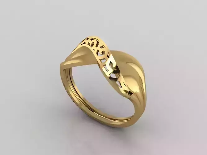 Women Plain Ring Ready STL 3DM Models Womens Rings 3D models