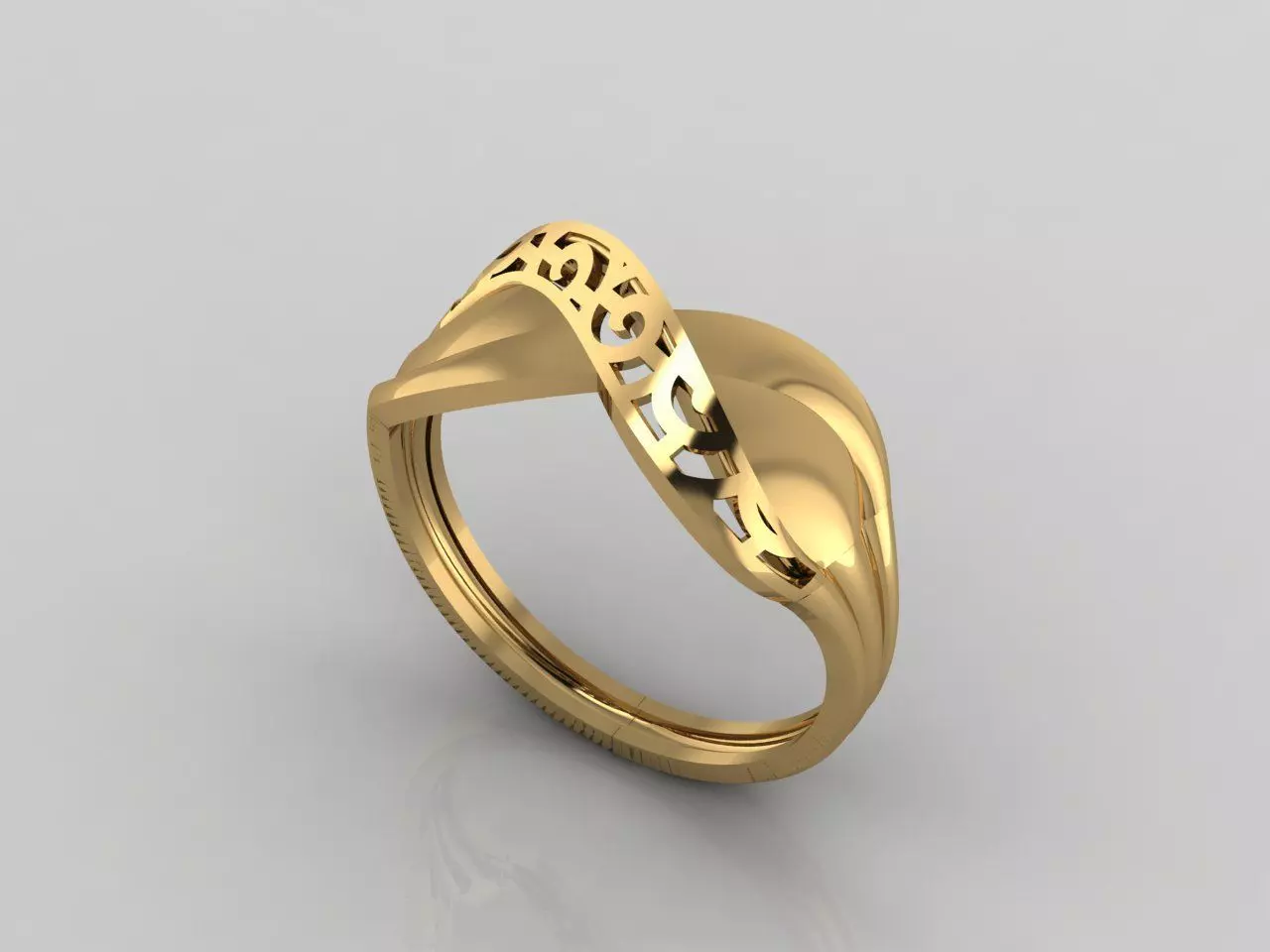 Women Plain Ring Ready STL 3DM Models Womens Rings 3D models 3D print model_0