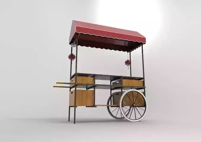 food cart 3D model