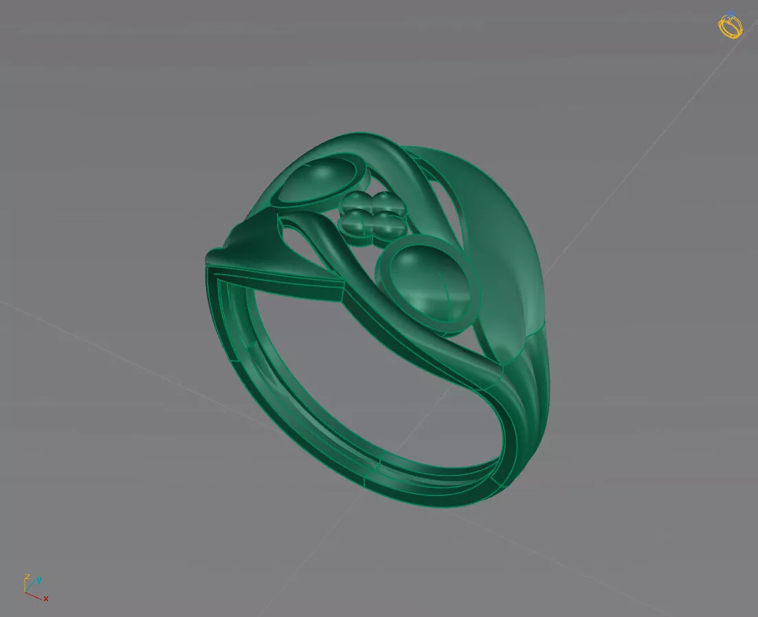 Women Plain Ring Ready STL 3DM Models Womens Rings 3D models 3D print model