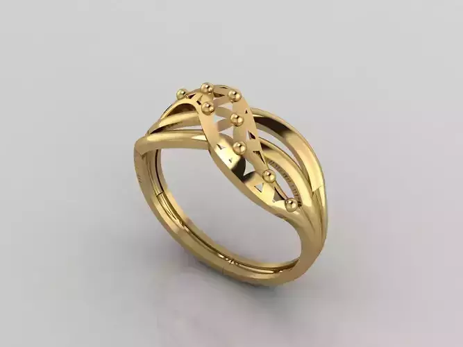 Women Plain Ring Ready STL 3DM Models Womens Rings 3D models 3D print model