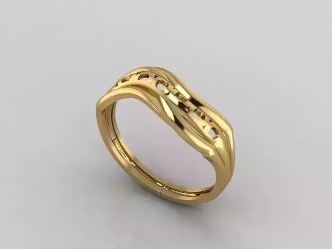 Women Plain Ring Ready STL 3DM Models Womens Rings 3D models 3D print model
