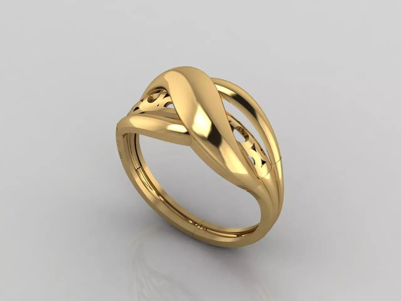 Women Plain Ring Ready STL 3DM Models Womens Rings 3D models 3D print model_0