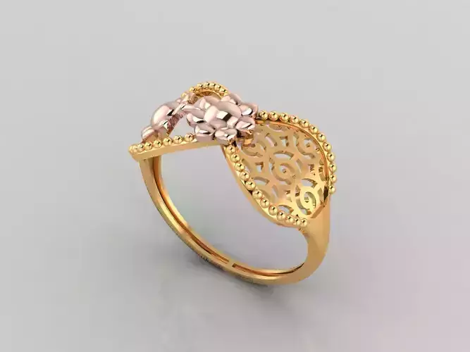 Women Plain Ring Ready STL 3DM Models Womens Rings 3D models 3D print model