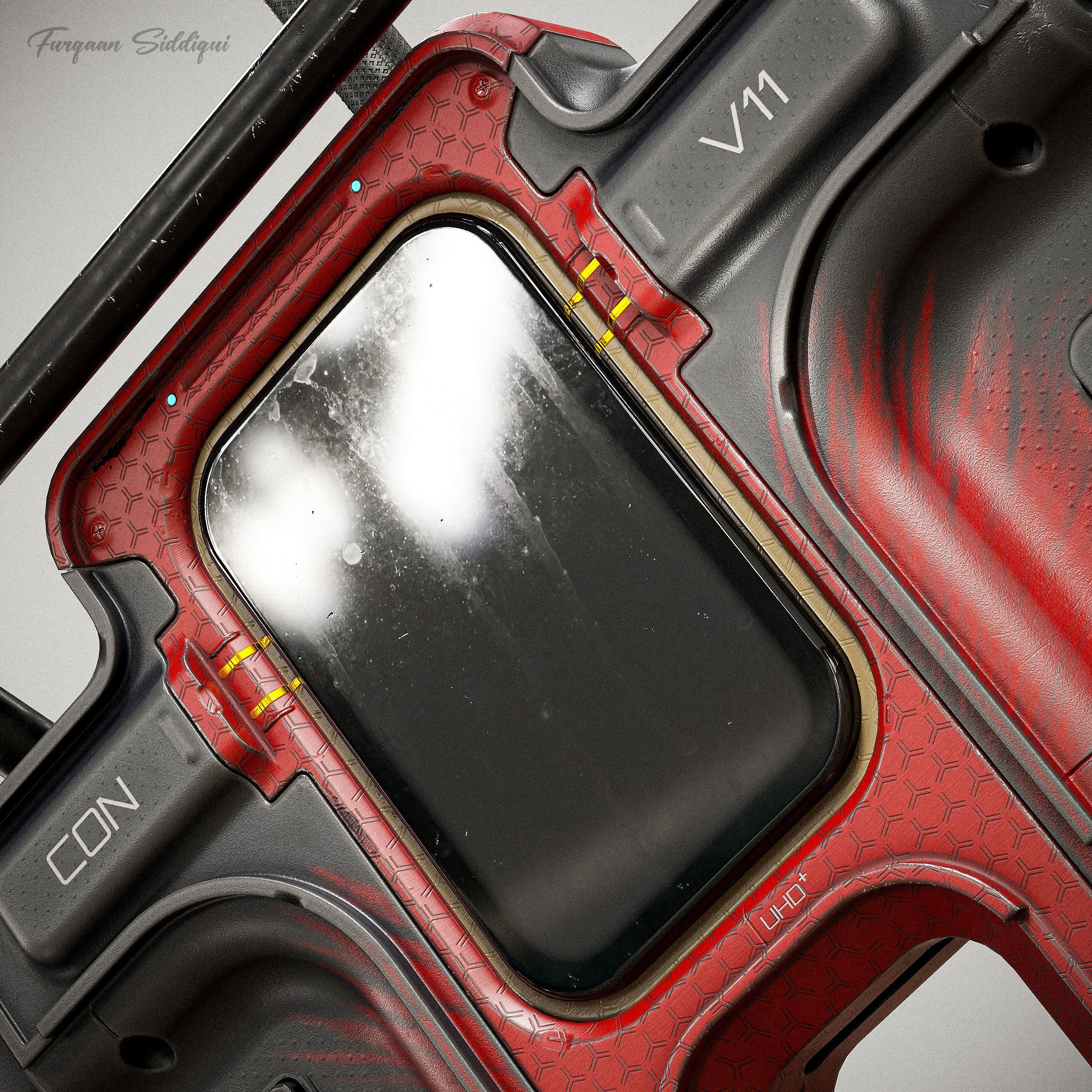 Sci-fi Controller V11 PBR Low-poly 3D model_22