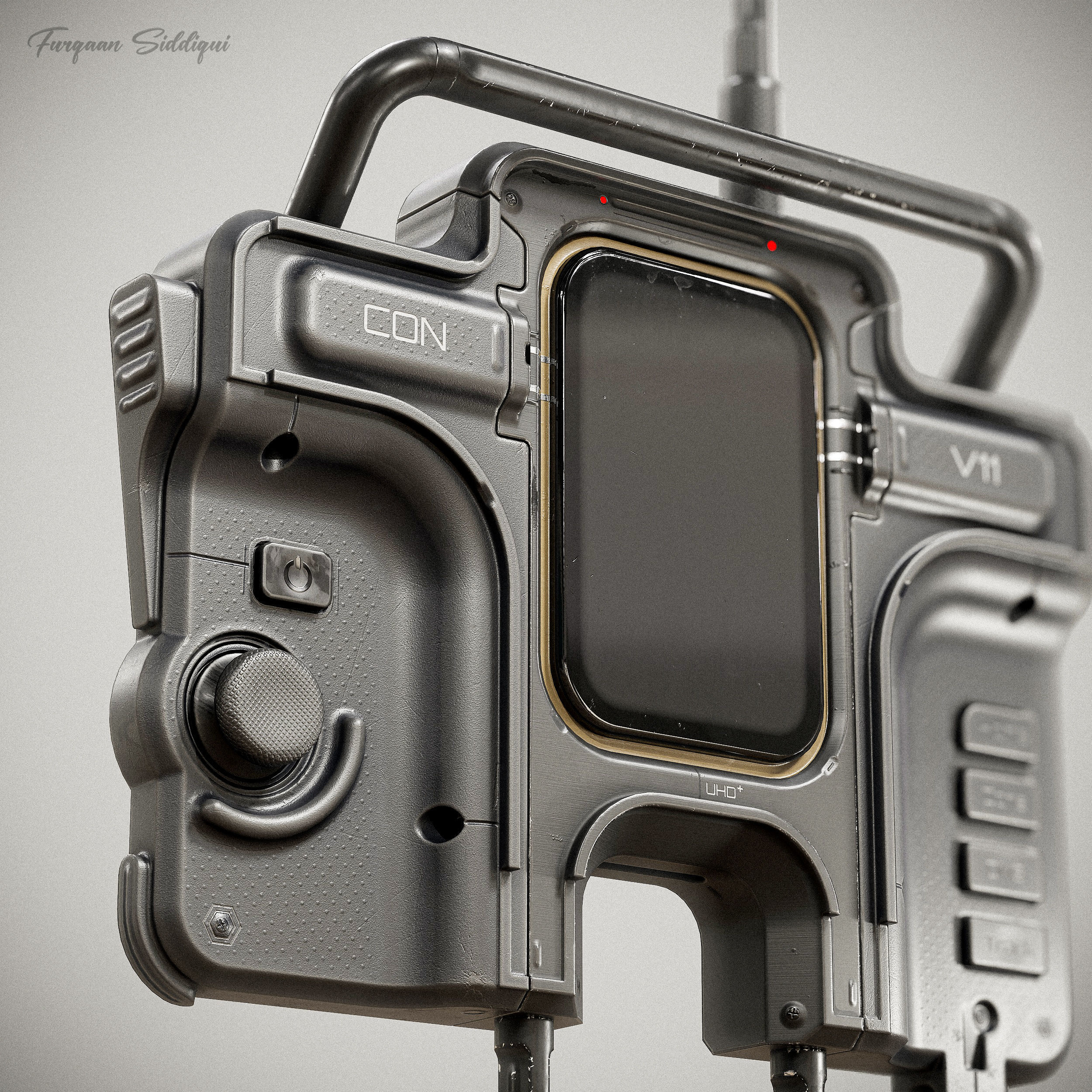 Sci-fi Controller V11 PBR Low-poly 3D model_17