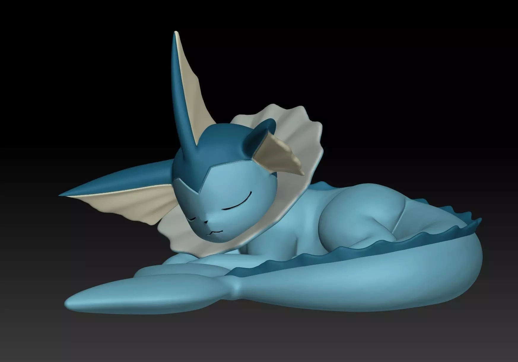 Pokemon Vaporeon 3D print model_0