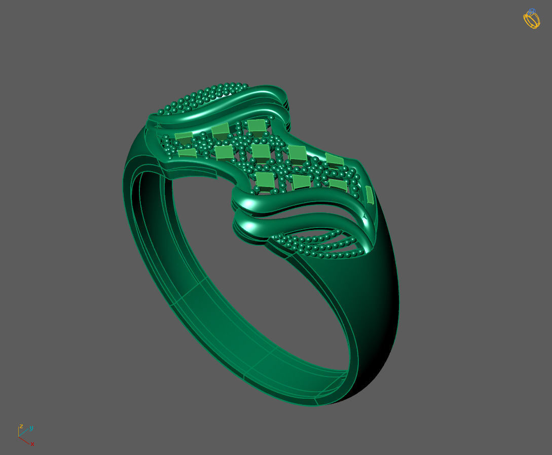 Women Plain Ring Ready STL 3DM Models Womens Rings 3D models 3D print model_4
