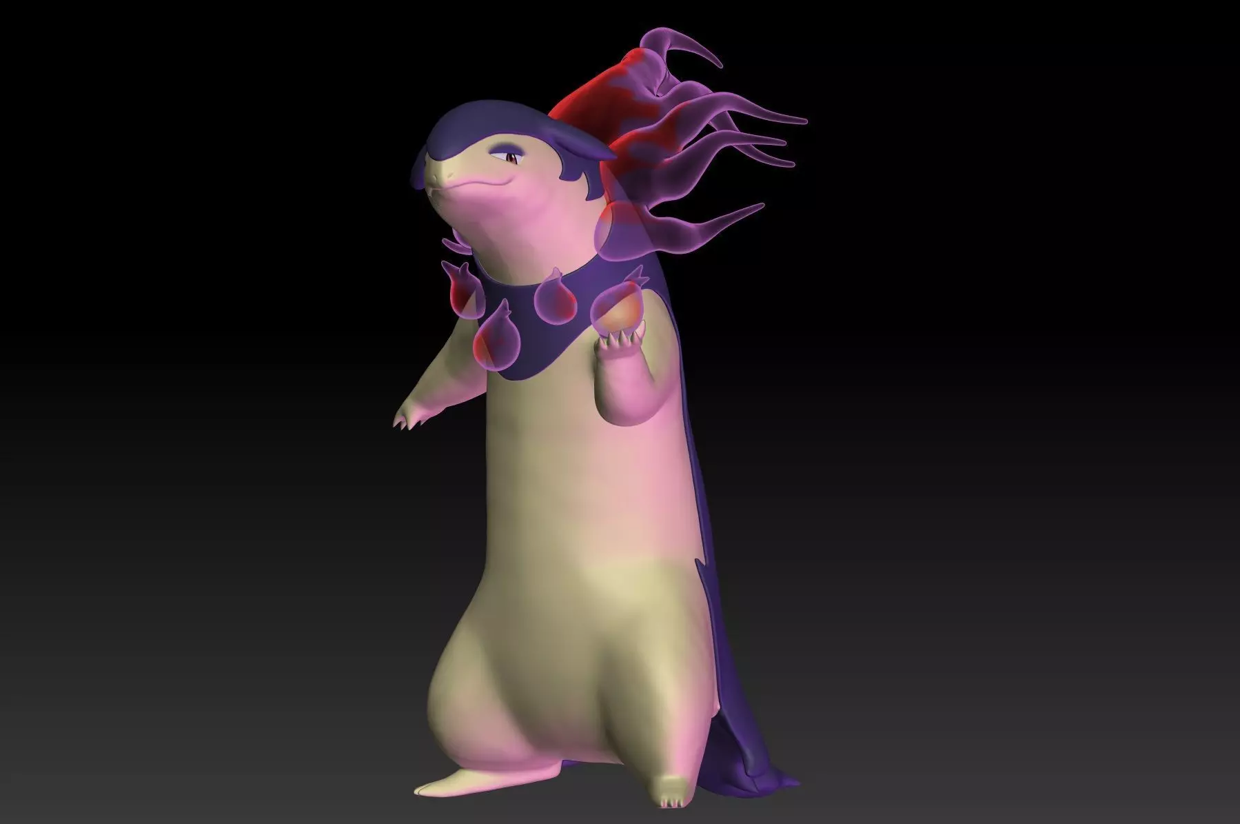 Pokemon Hisuian Typhlosion 3D print model_0