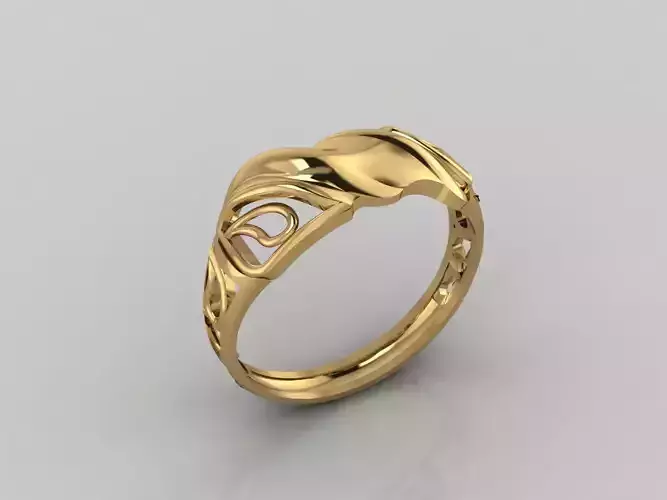 Women Plain Ring Ready STL 3DM Models Womens Rings 3D models