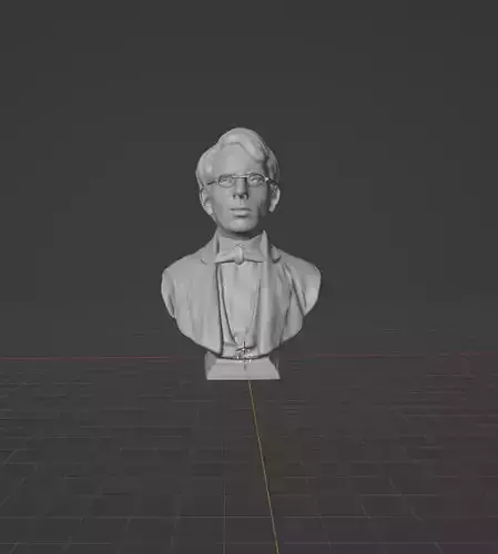 William Butler Yeats 3D print model
