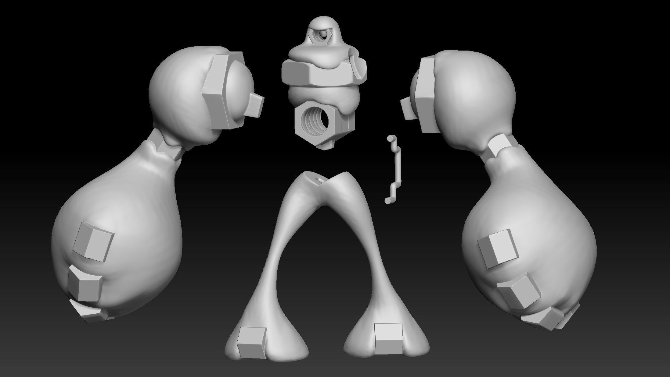 Pokemon Gigantamax Melmetal 3D print model_2