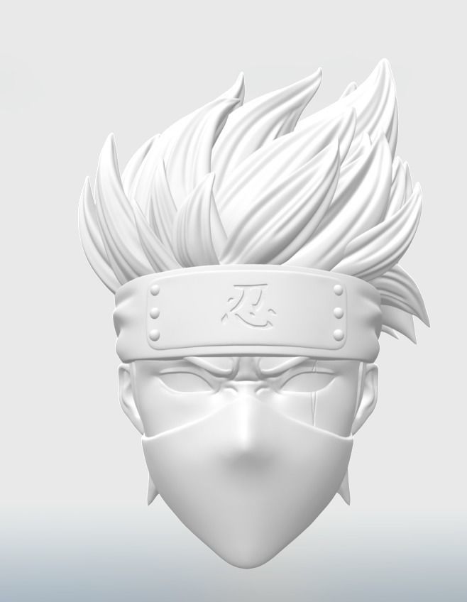 Kakashi Hatake Bust 3D print model_1