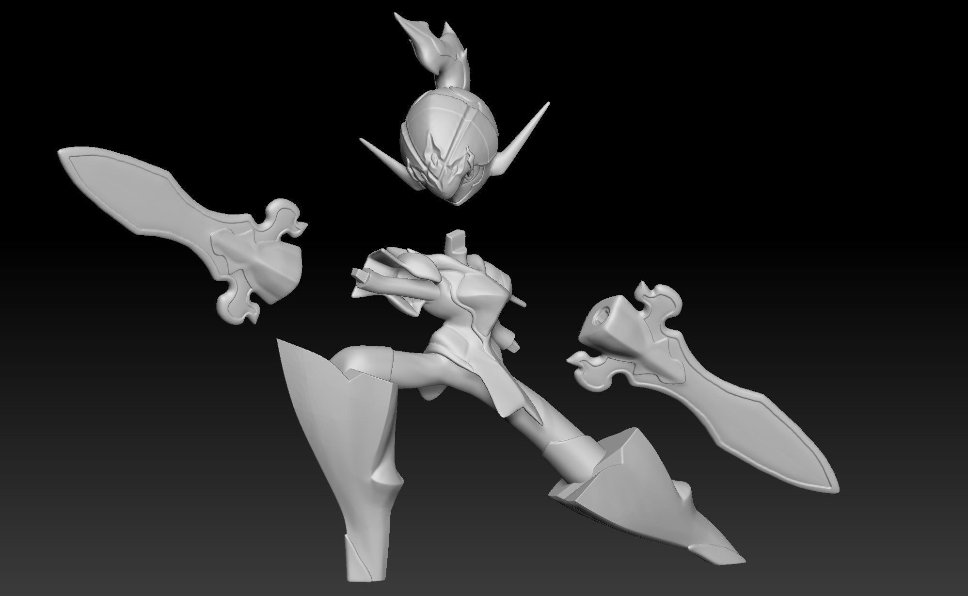 Pokemon Charcadet Armarouge Ceruledge 3D print model_6