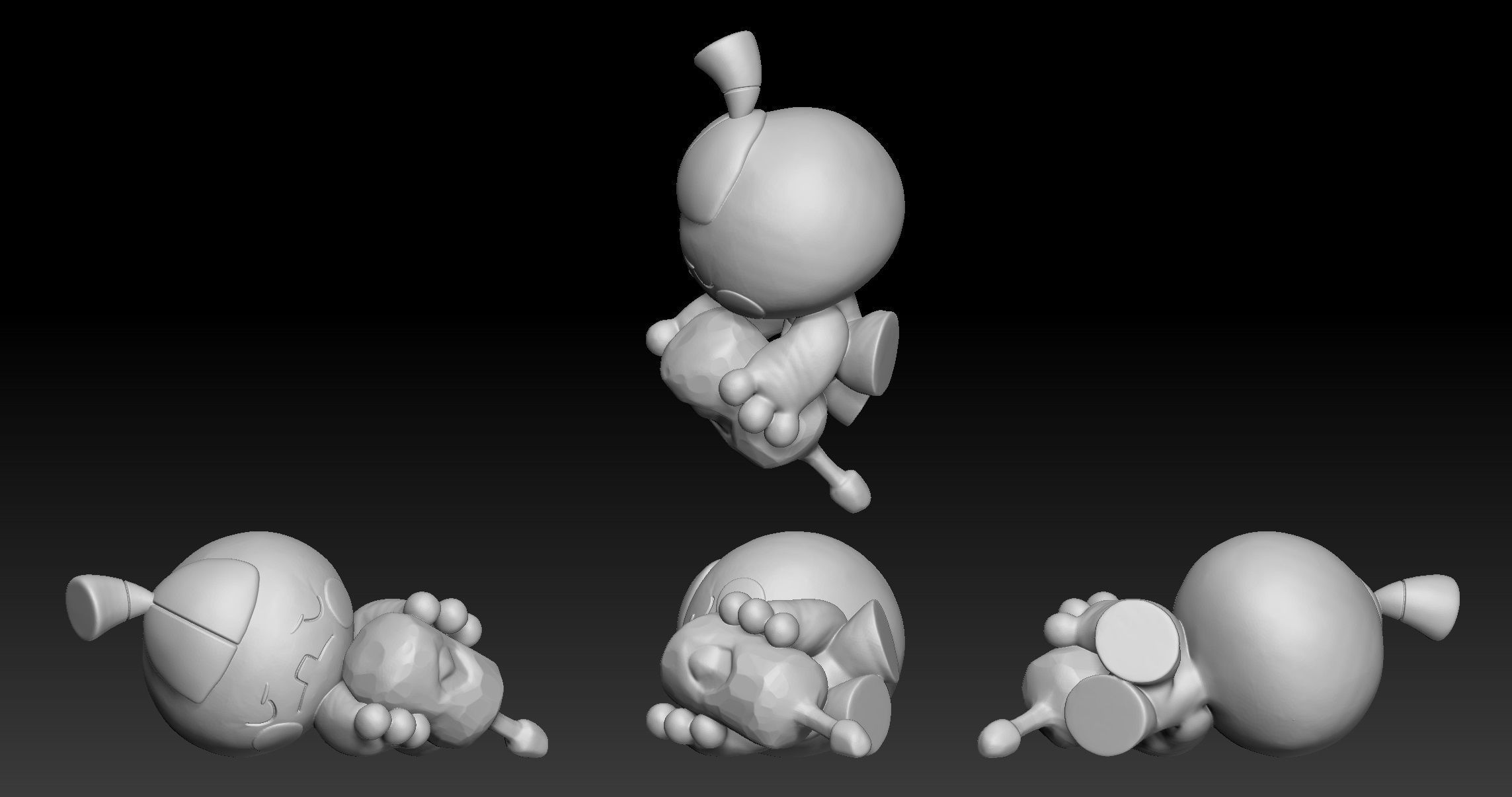 Pokemon Tinkatink Tinkatuff Tinkaton 3D print model_1