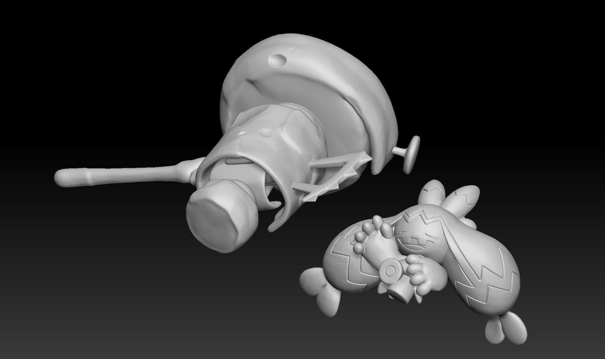 Pokemon Tinkatink Tinkatuff Tinkaton 3D print model_5