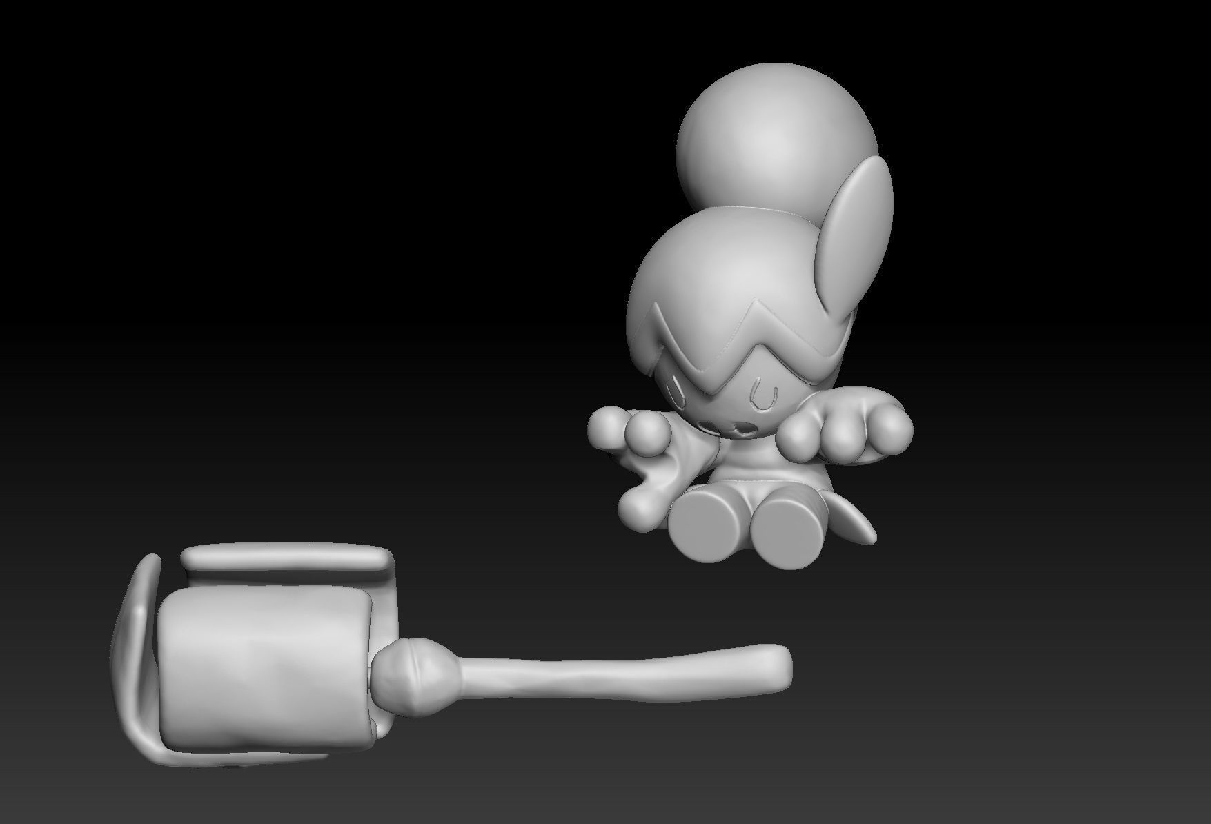 Pokemon Tinkatink Tinkatuff Tinkaton 3D print model_4