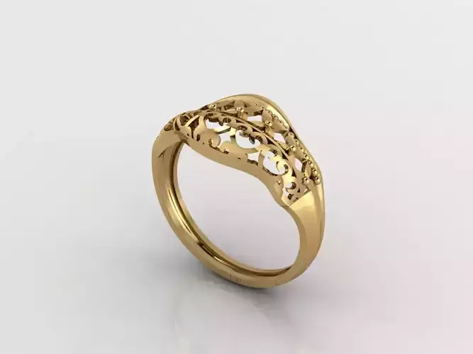 Women Plain Ring Ready STL 3DM Models Womens Rings 3D models