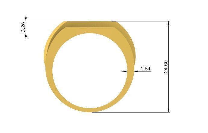Man Ring SM 3D print model_2