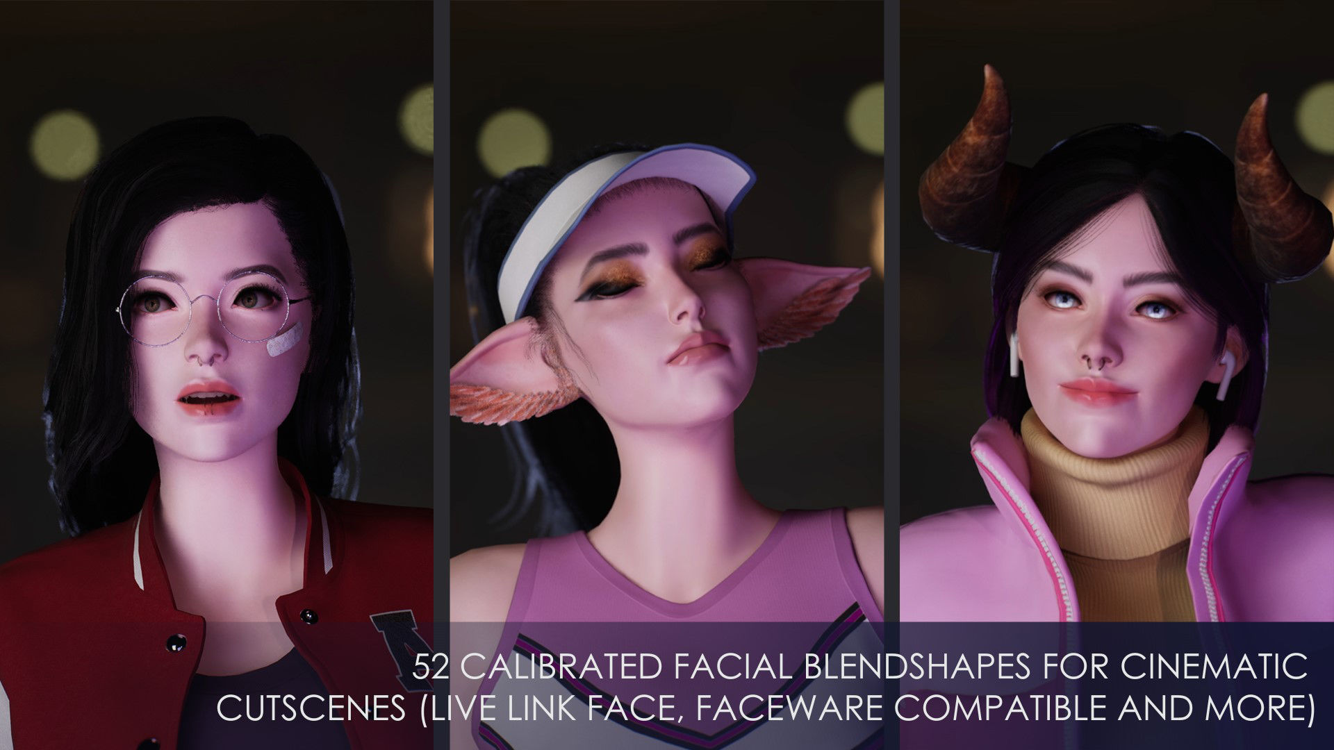 Casual Wear Girls Pack 3-Streetwear Realistic Stylized Character Low-poly 3D model_18