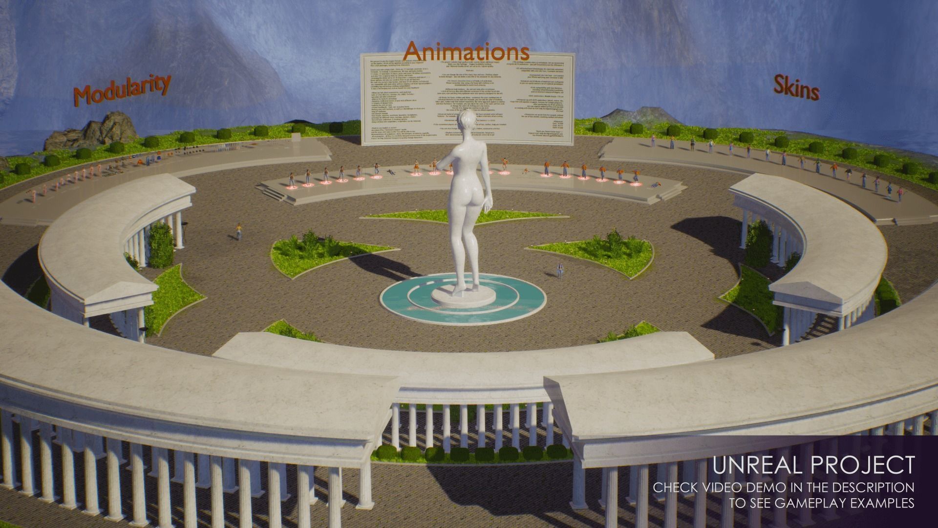 Casual Wear Girls Pack 3-Streetwear Realistic Stylized Character Low-poly 3D model_21