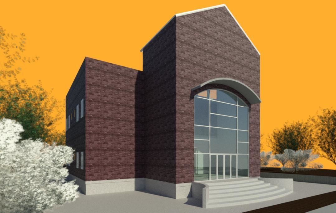 Aesthetic Commercial Building 3D model_4