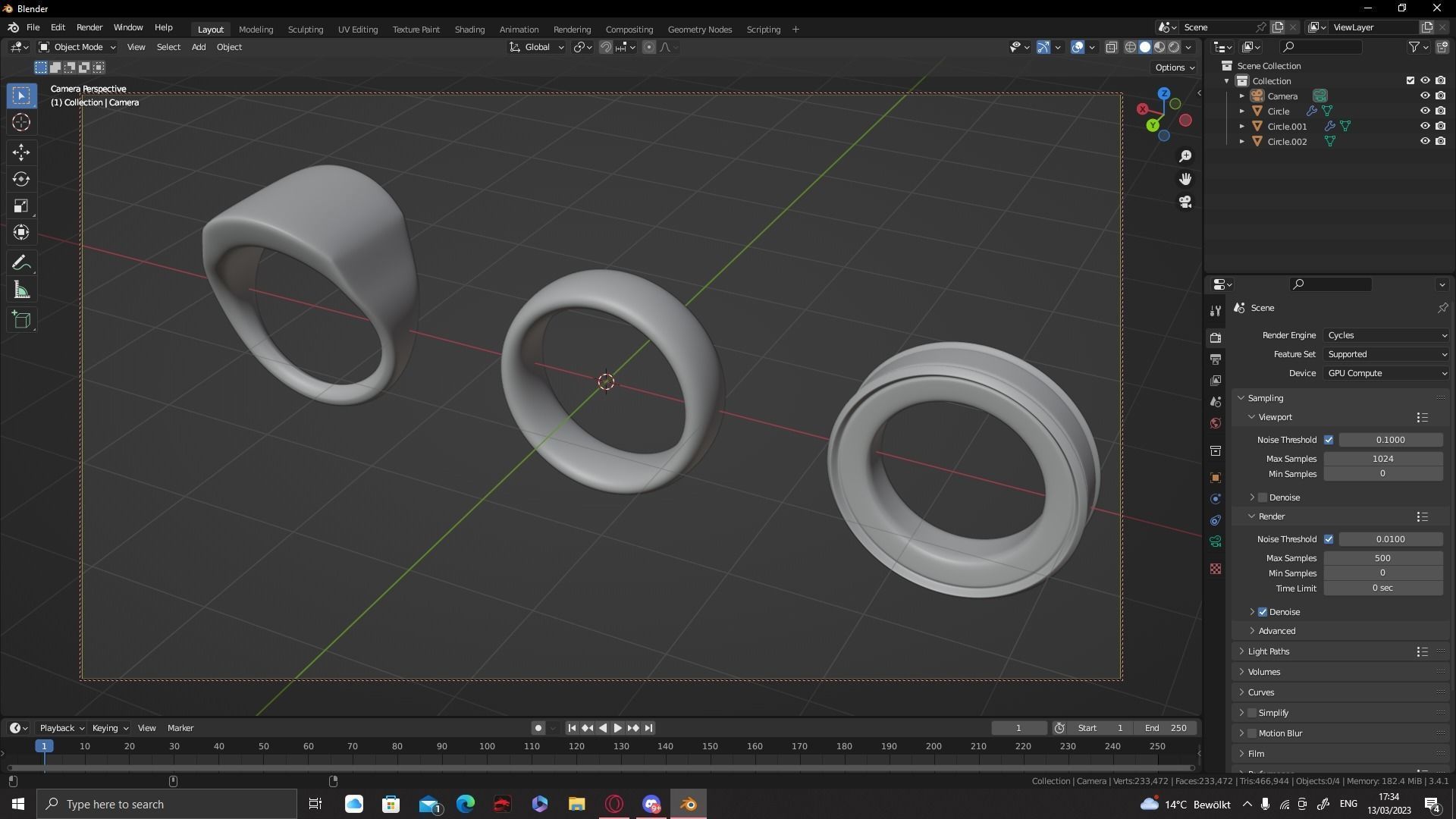 3 Printable Ring models 3D print model_4