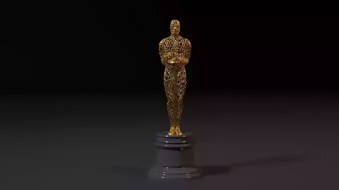 Oscar statue 3D print model
