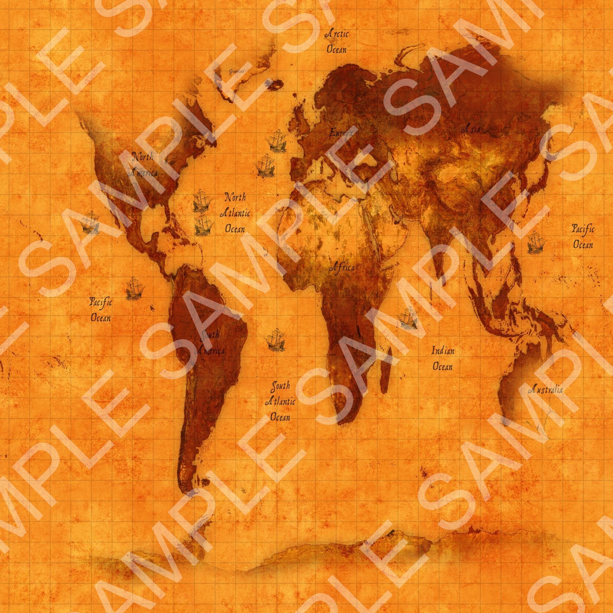 Vintage Globe Trolley 3D model_9