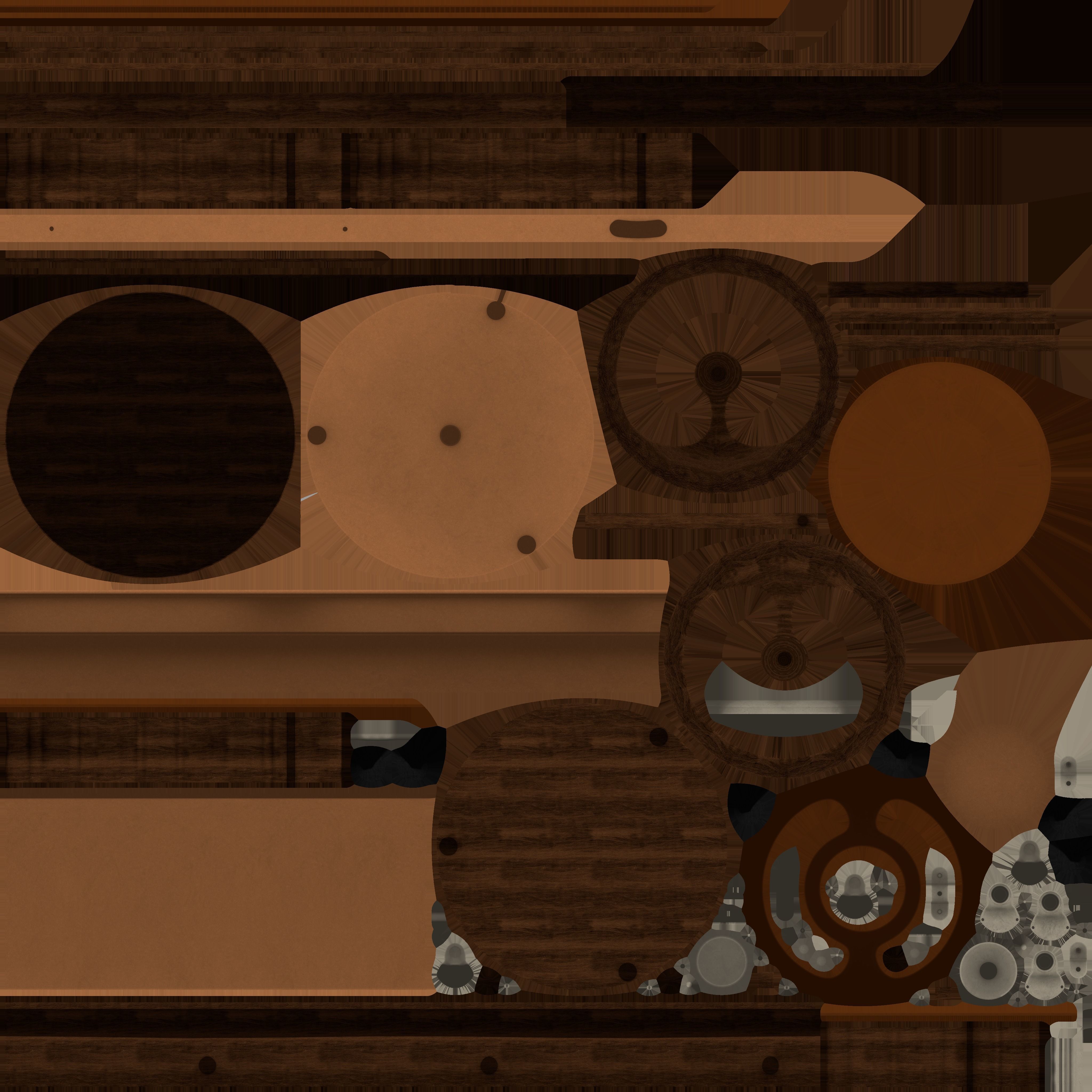 Vintage Globe Trolley 3D model_10