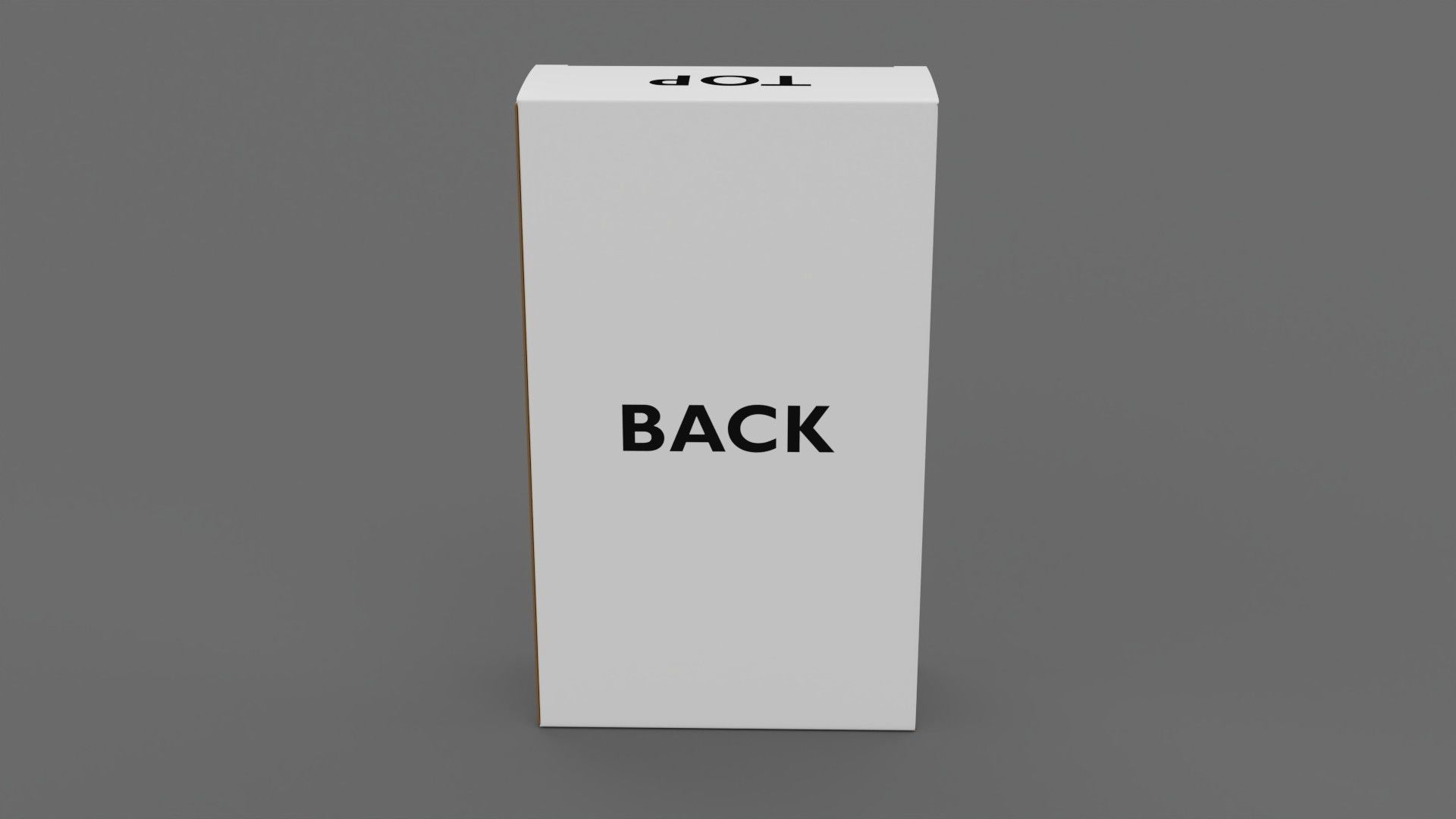 Empty packages cardboard pills box Low-poly 3D model_12