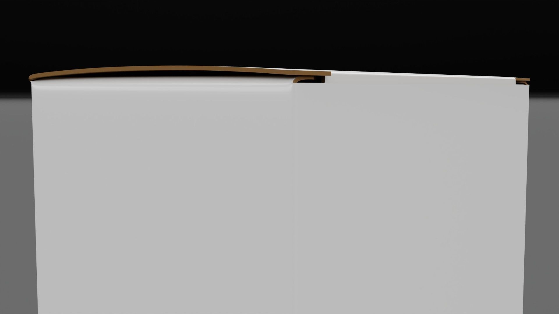 Empty packages cardboard pills box Low-poly 3D model_3