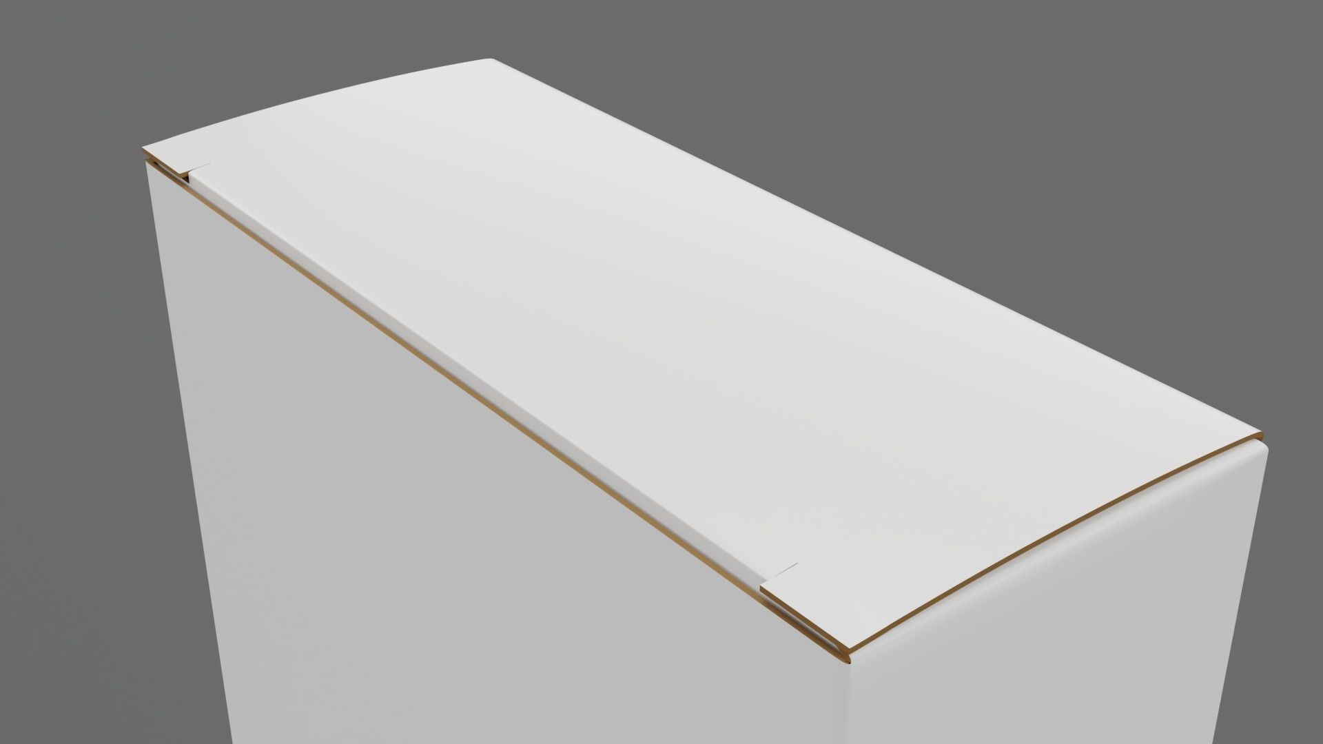 Empty packages cardboard pills box Low-poly 3D model_5