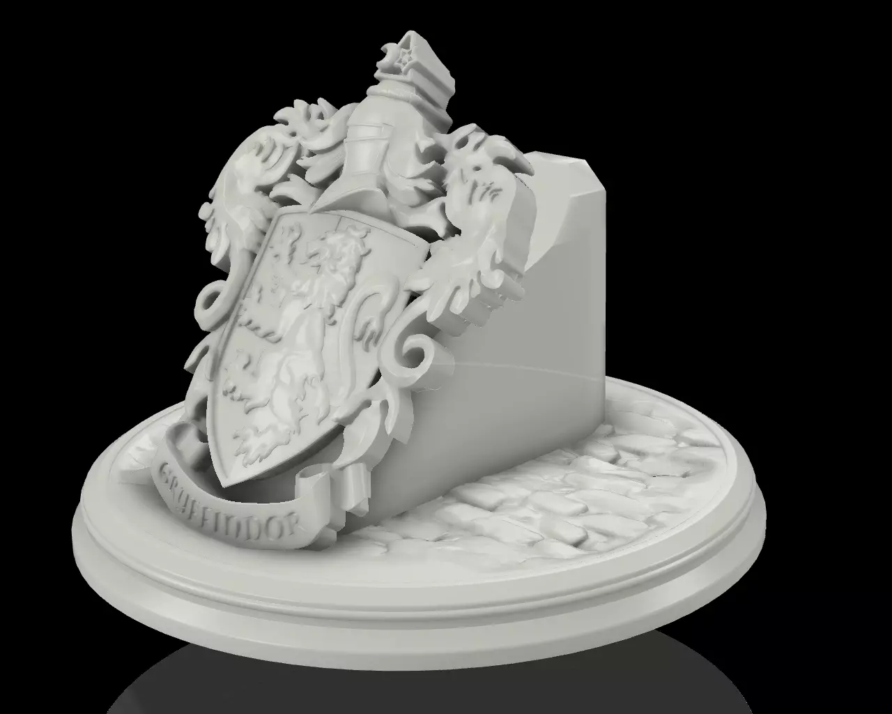 Hogwarts Legacy - Gryffindor PS5-PS4-XBOX controller stand 3D print model_0
